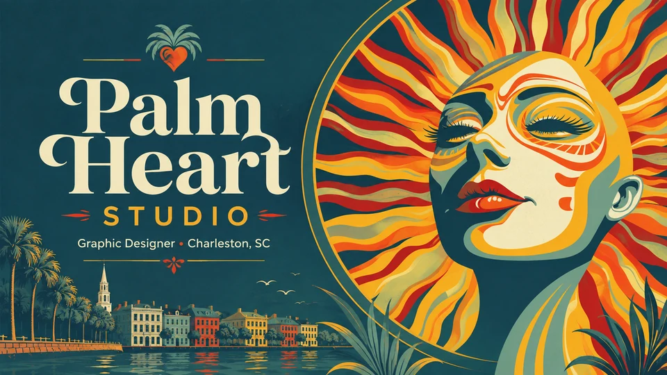 Palm Heart Studio — Graphic design, made face to face in Charleston.